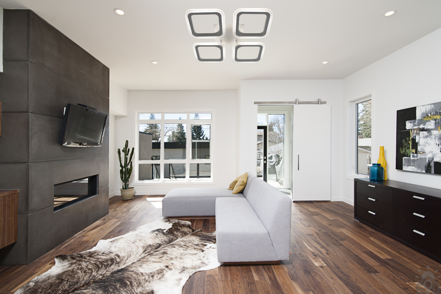 Керована світлодіодна люстра ROOM 60W 4S-APP-388х388х73-WHITE/WHITE-220-IP20 10002 фото