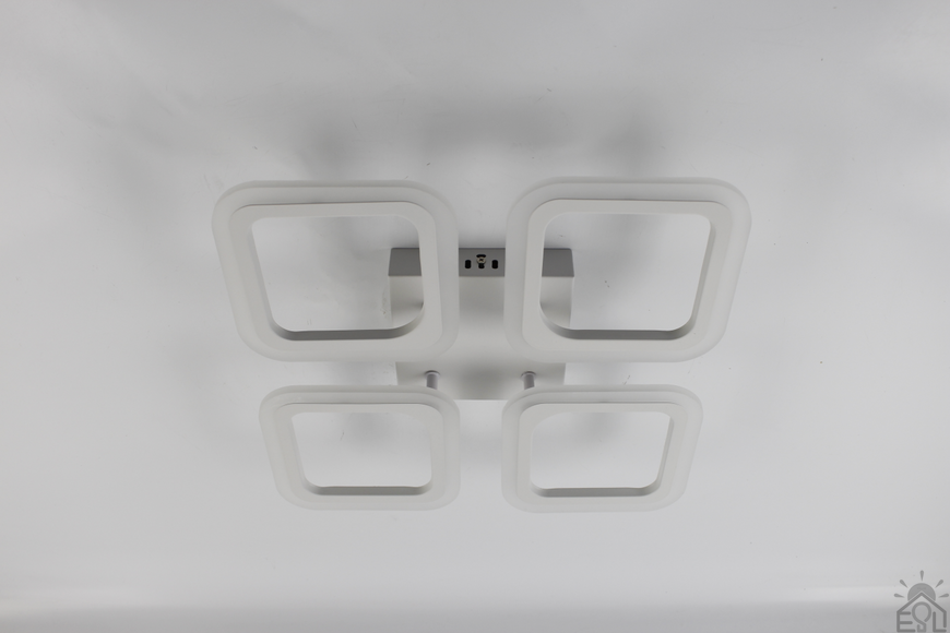 Керована світлодіодна люстра ROOM 60W 4S-APP-388х388х73-WHITE/WHITE-220-IP20 10002 фото