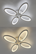 Керована світлодіодна люстра ROOM 60W 4OV-APP-410х410х65-WHITE/WHITE-220-IP20 10003 фото 3