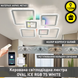 Смарт люстра керована світлодіодна OVAL ICE RGB 7S 120 Вт SMART 960x750x110 мм Біла 10482 фото 1