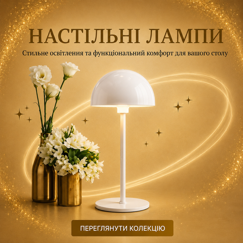 Настільні лампи