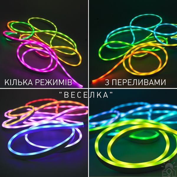 Світлодіодна стрічка DYVOSVIT RGB 10 Вт L 16x6x5000 мм Білий 10663 фото
