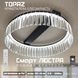 Керована світлодіодна SMART люстра TOPAZ 52 Вт 500x145 мм Чорна 10661 фото 1
