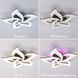 Керована світлодіодна SMART люстра ELLA ICE RGB 65+10 Вт 5R 525x90 мм Чорна 10711 фото 4