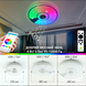 Управляемая МУЗЫКАЛЬНАЯ светодиодная люстра SONG RGB 80W R-SMART-480×75-WHITE/CHROME/SHINY-220-IP20 10453 фото 8