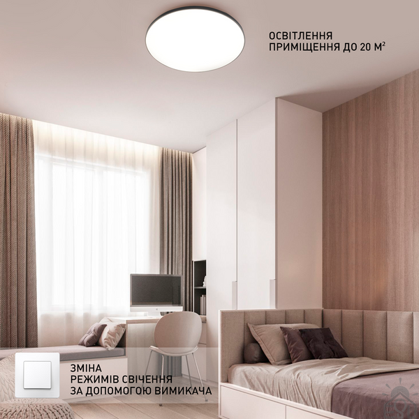 Управляемый светодиодный светильник MOON 70W R-ON/OFF-450×65-WHITE/SILVER-220-IP40 10409 фото