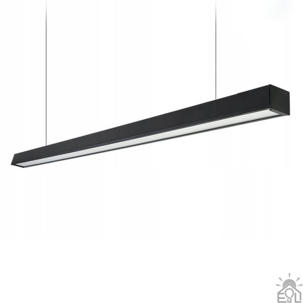 Подвесной светодиодный светильник SOLO 40W ON/OFF-1185x50x75-BLACK-220-IP20 10459 фото