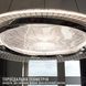 Керована світлодіодна люстра CAMELIA R 60 Вт 480x1500 мм Біла Керується вимикачем (без пульта) 10576 фото 2