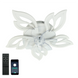 Керована світлодіодна люстра з вентилятором FAN ASTRA 85W+18W 5F-APP-680×120-WHITE/CLEAR-220-IP20 10419 фото 10