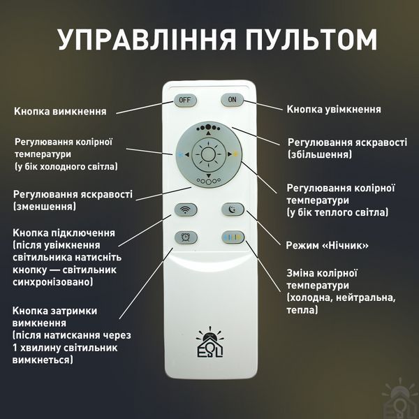 Управляемая светодиодная люстра LINE 6L RC 100 Вт 860x860x90 мм Черная 10647 фото